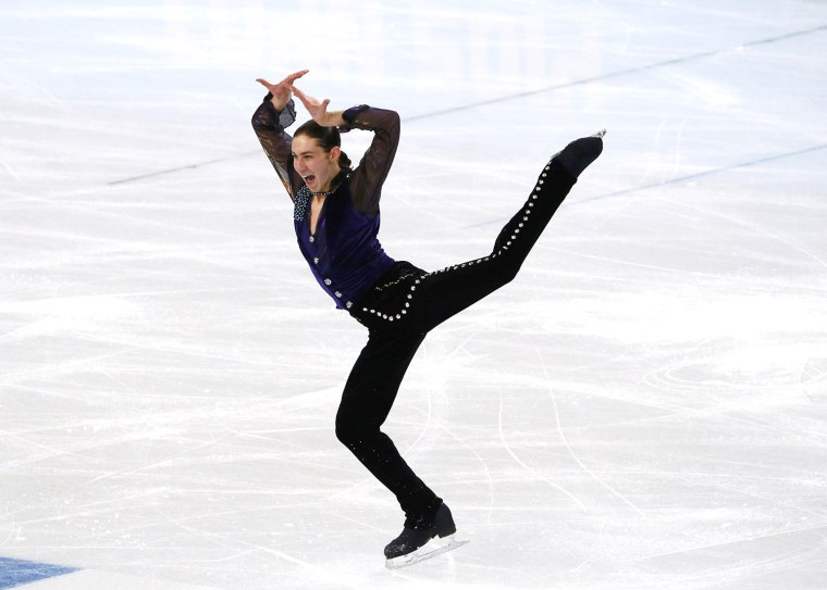Image: Jason Brown of the U.S. competes during the Figure Skating Men's Short Program at the Sochi 2014 Winter Olympics